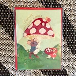 🆕Papyrus Mushroom Mouse Birthday Greeting Card